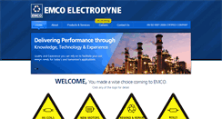 Desktop Screenshot of emcoelectrodyne.com