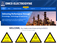 Tablet Screenshot of emcoelectrodyne.com